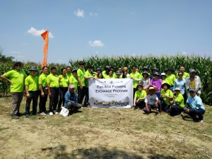 The group at a gm corn farm at Camiling, Tarlac, Philippines
